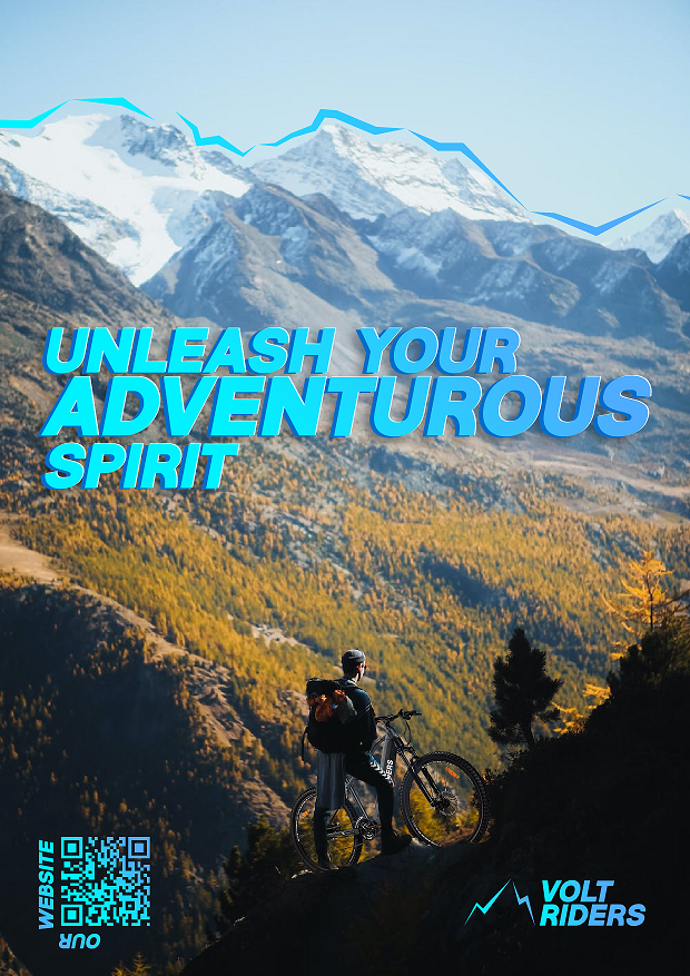 Création graphique d'un poster pour Volt Riders